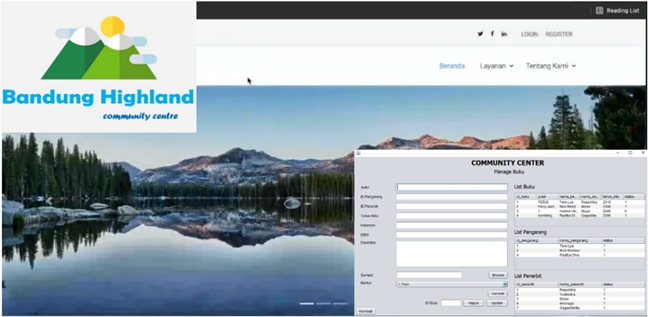 Pengabdian Masyarakat Pembangunan Aplikasi Terpadu untuk Komunitas Center Bandung Highland