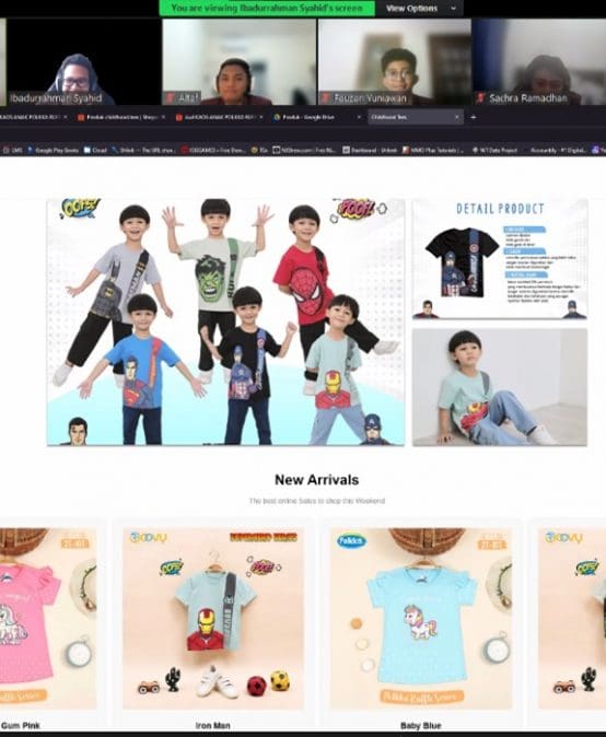 Pengembangan Website UMKM Childhood Tees Bandung Kids Wear untuk optimasi operasional dan peningkatan pengalaman pelanggan di Kota Bandung