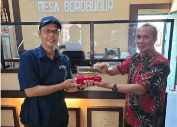 Community Service KK CITI at Borobudur Village